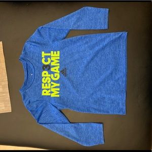Adidas boys blue long sleeve